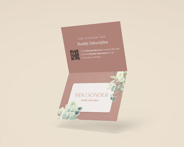Silk + Sonder Monthly Gift Card